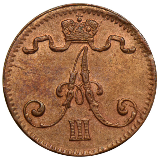 1 пенни 1884 года для Финляндии
