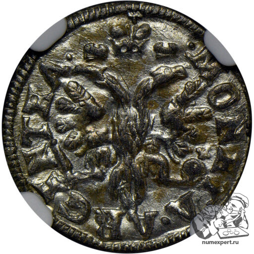 1 грош 1760 года для Пруссии (1) в слабе NGC