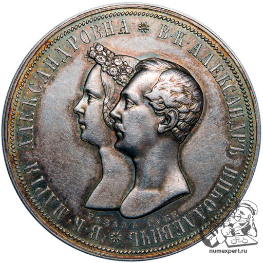 1 рубль 1841 года НГ «свадебный» (4)