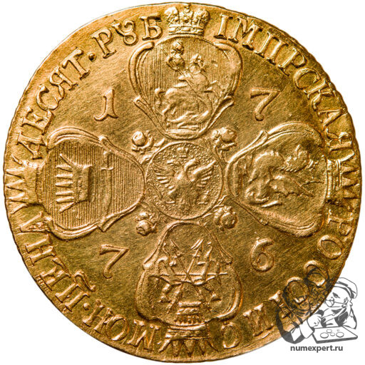 10 рублей 1776 года