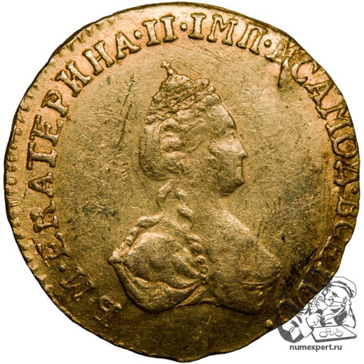 Рубль 1779 года «для дворцового обихода» (2)